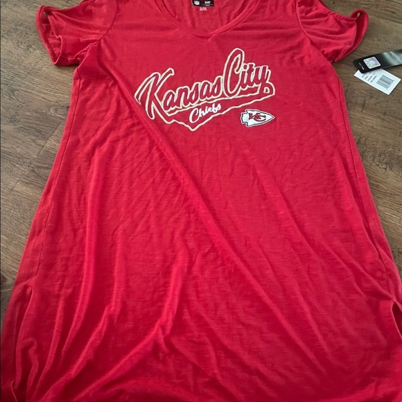 Swim Kansas City Chiefs Xl Swim Cover Up Dress New Super Bowl Poshmark